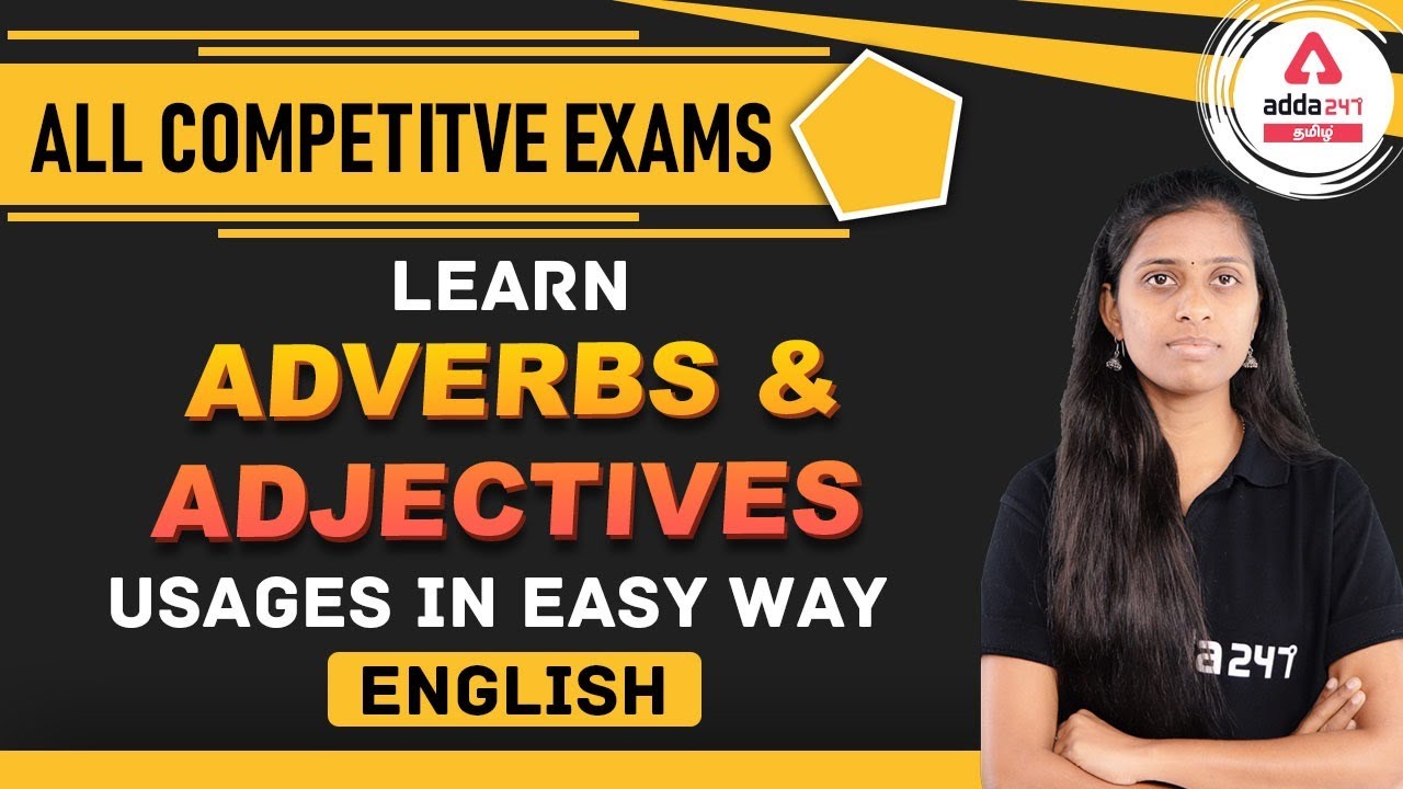 Learn Adverbs & Adjectives Usages in easy way  | English | For All Banking And SSC