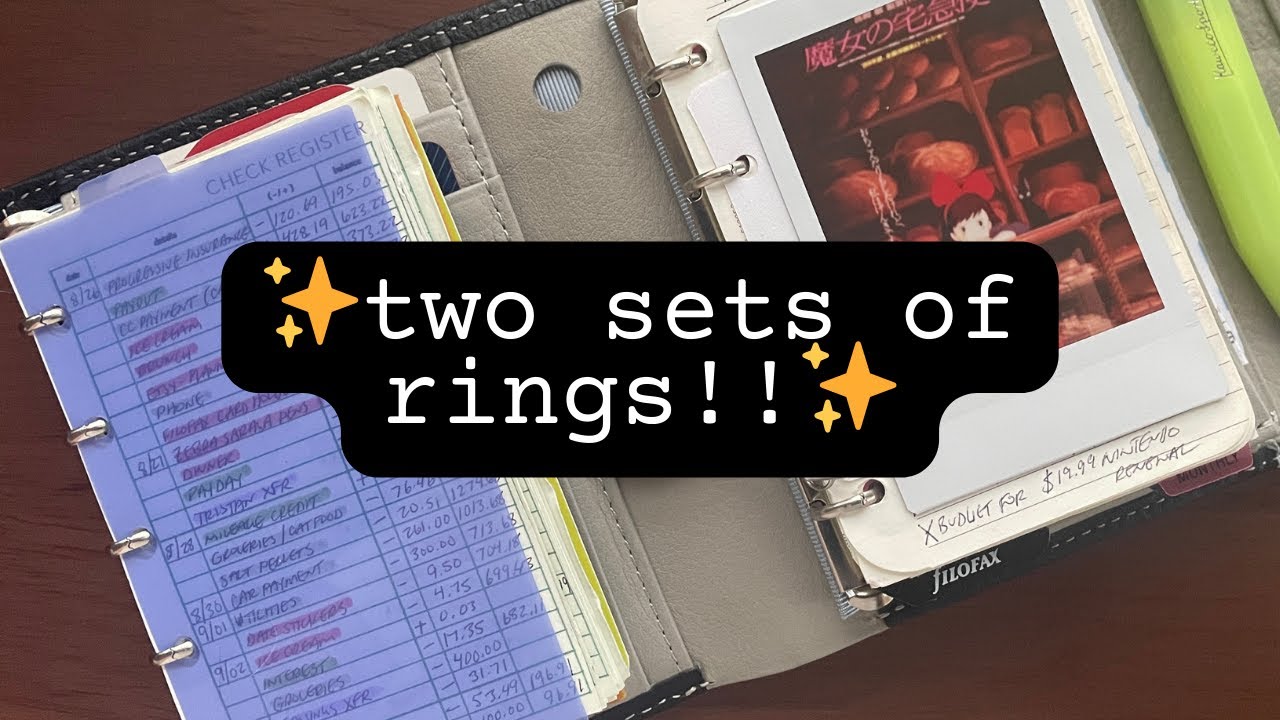 One planner, two sets of rings! | Modern Grace by Ashford | Mini Rings