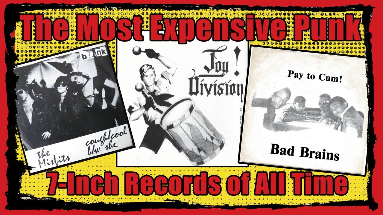 All Time Most Expensive Punk 7 Inch Records  - Misfits, Sex Pistols, Bad Brains | Record Collecting