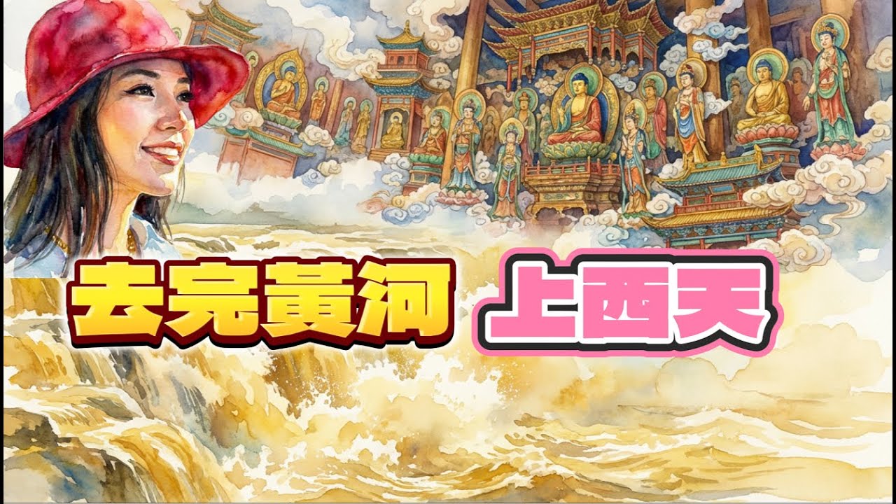 去完黃河上西天 | 山西臨汾旅遊 | 黃河壺口瀑布 | 小西天 | 廣勝寺 一日遊