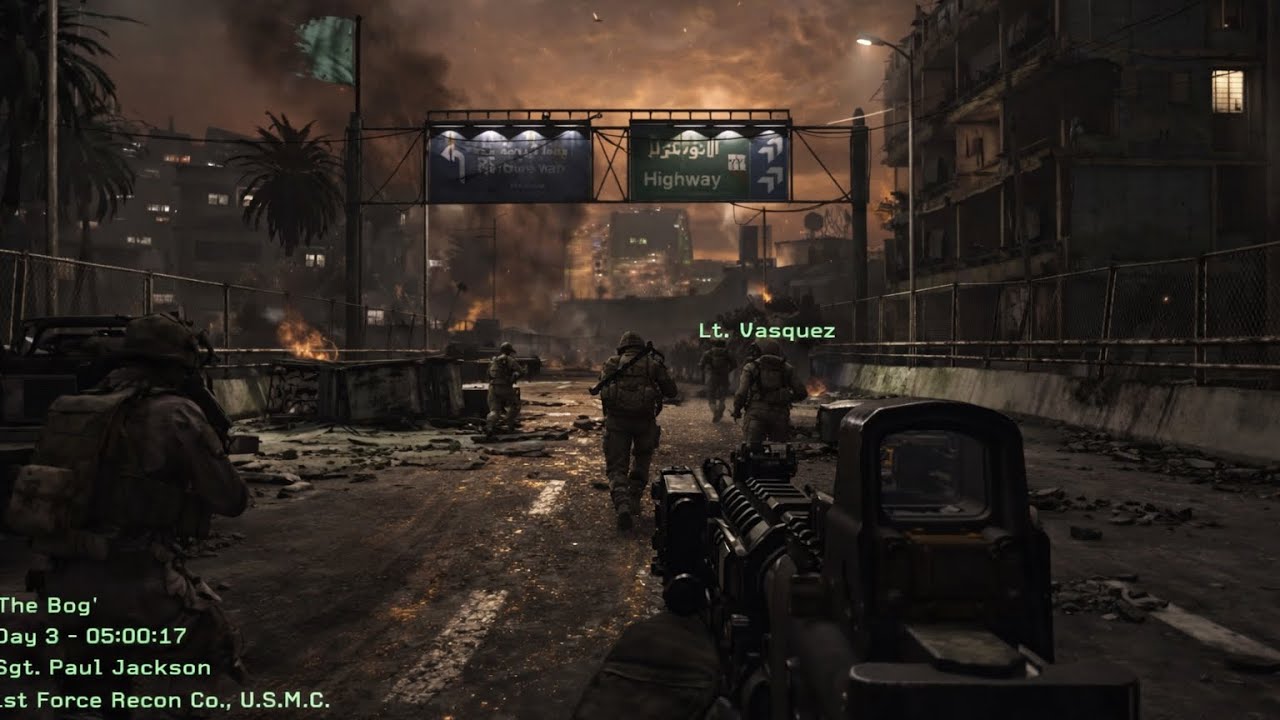 MODERN WARFARE ‘The Bog’ MISSION ULTRA REALISM 4K 