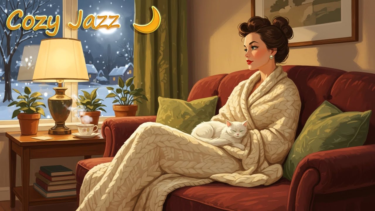 Cozy Night Jazz #1 🌙 Warm & Peaceful Music