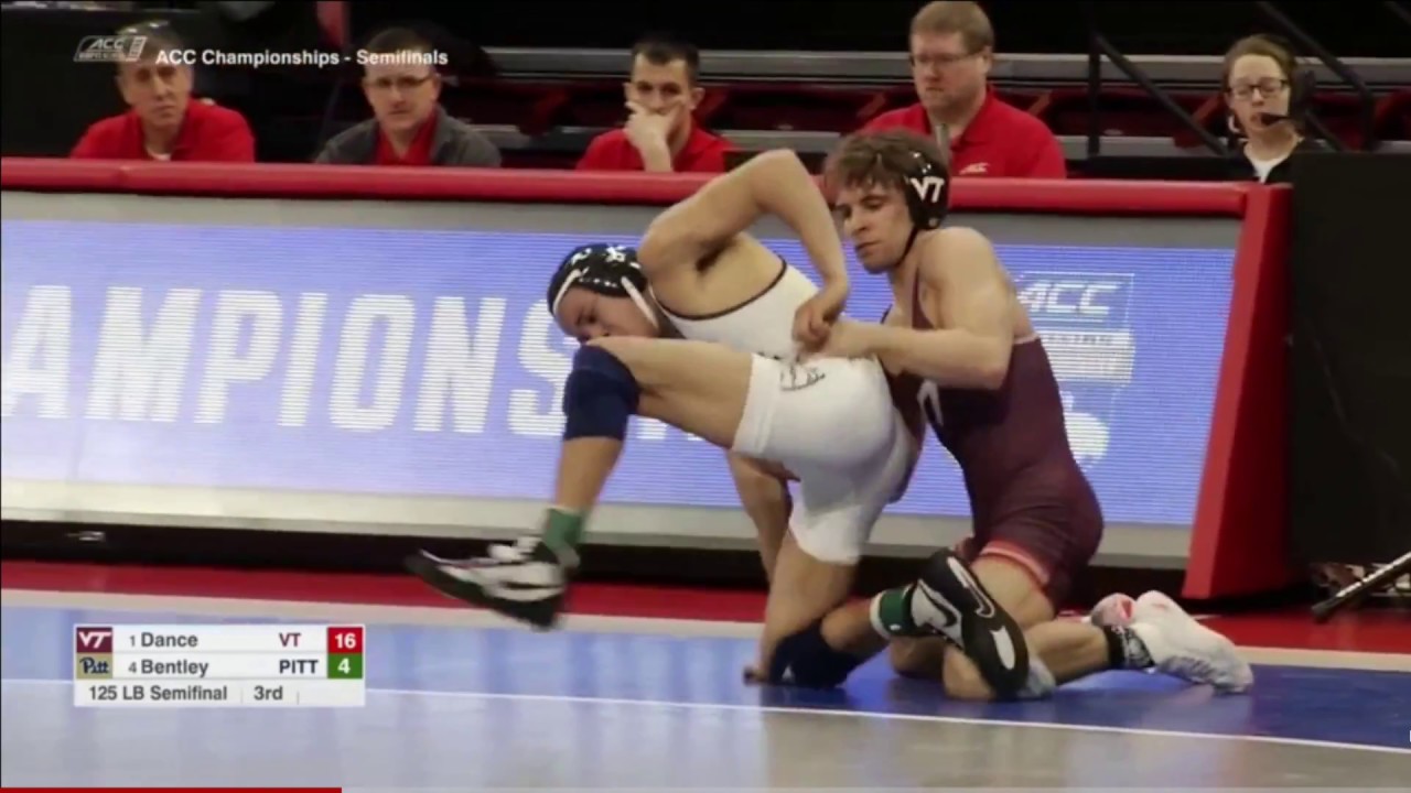 2017 ACC Wrestling Championships 125lbs: Joey Dance (Virginia Tech) vs LJ Bentley (Pitt)