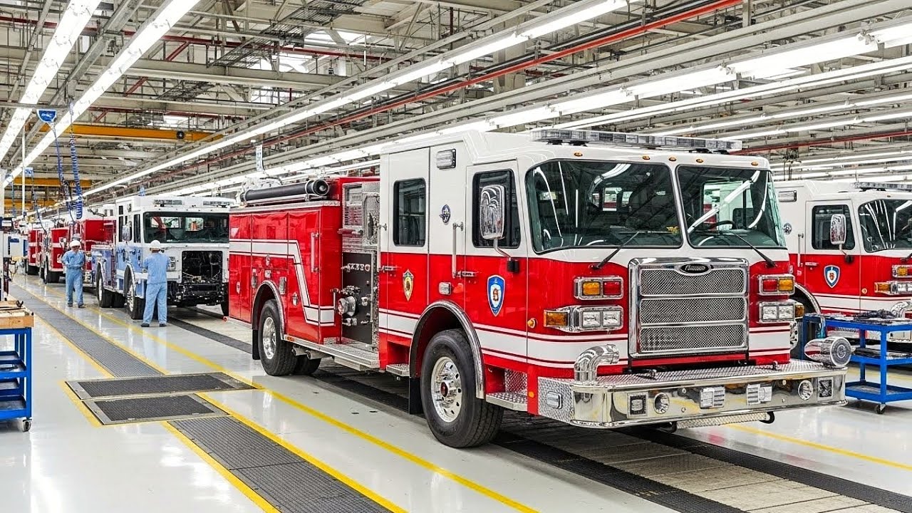 How a $1,200,000 Fire Truck is Built From Scratch (Full Factory Tour)