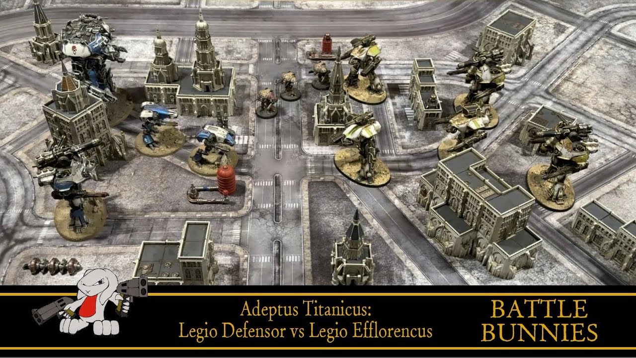 Adeptus Titanicus Battle Report: Legio Defensor vs Legio Efflorencus 