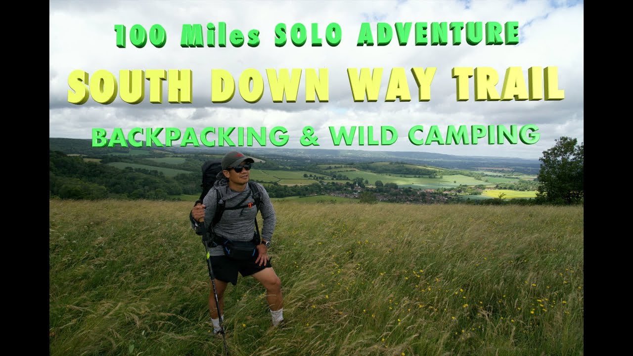 5 Days Solo Backpacking & Wild Camping - SOUTH DOWN WAY TRAIL (100 Miles)