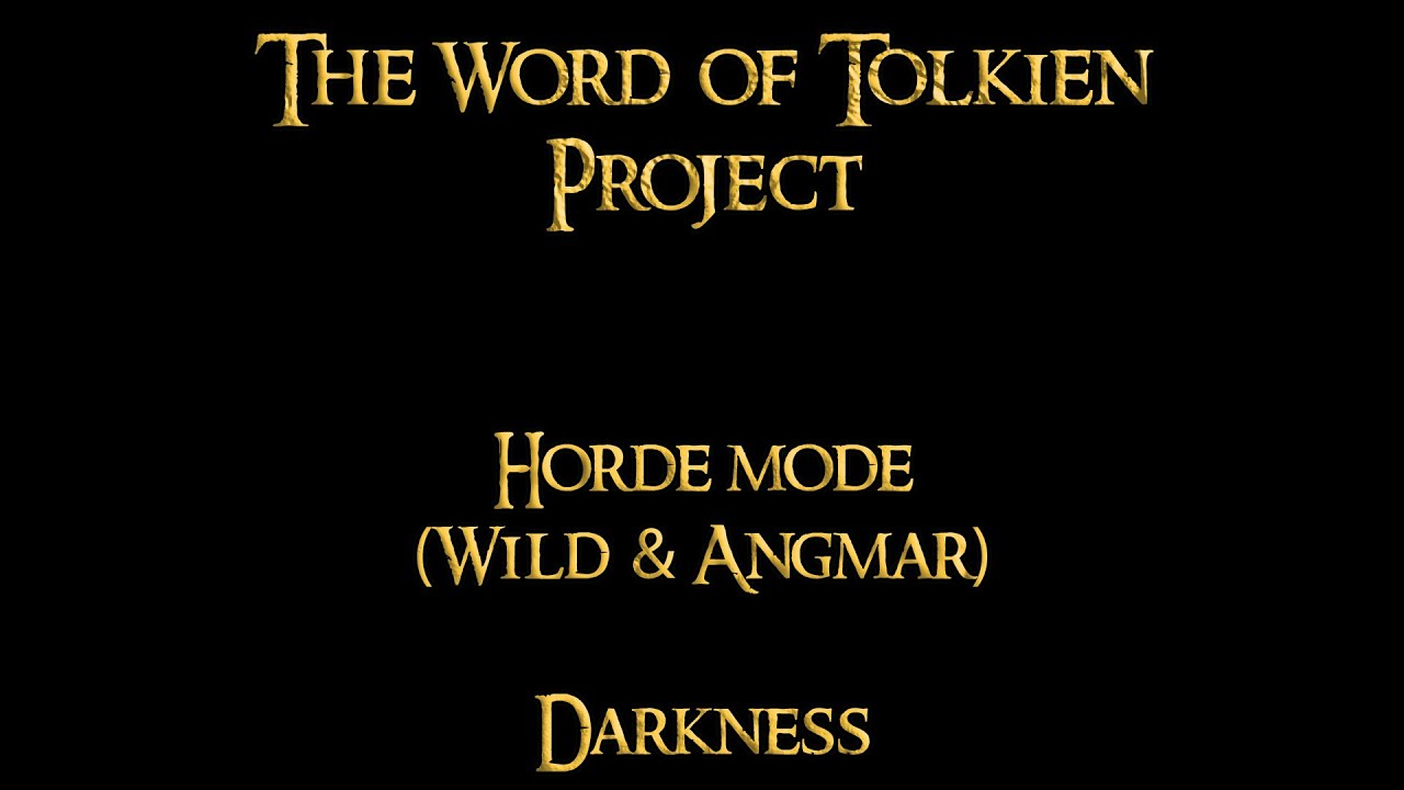 ROTWK. The Word of Tolkien Mod. The developer vs. Wild & Angmar (Horde mode, Brutal difficulty).