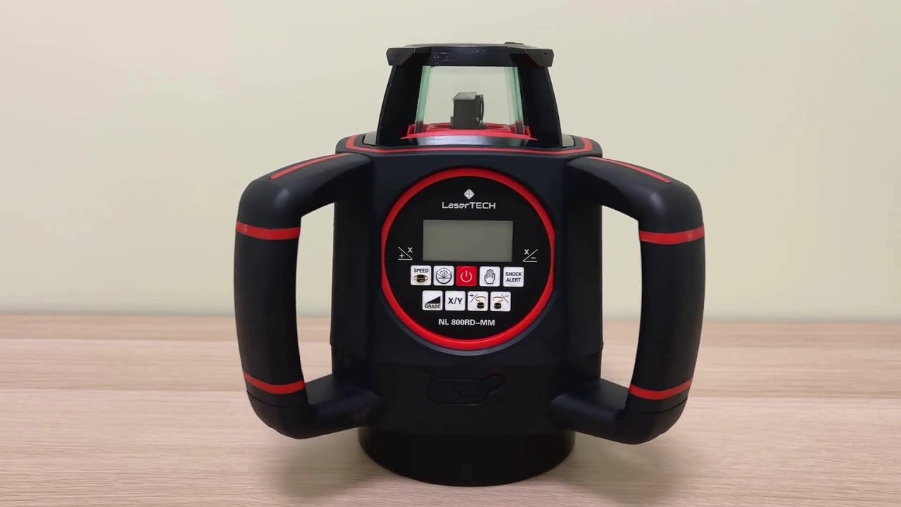 Cyfrowy niwelator laserowy LaserTECH NL800RD-MM - widok 360&deg;