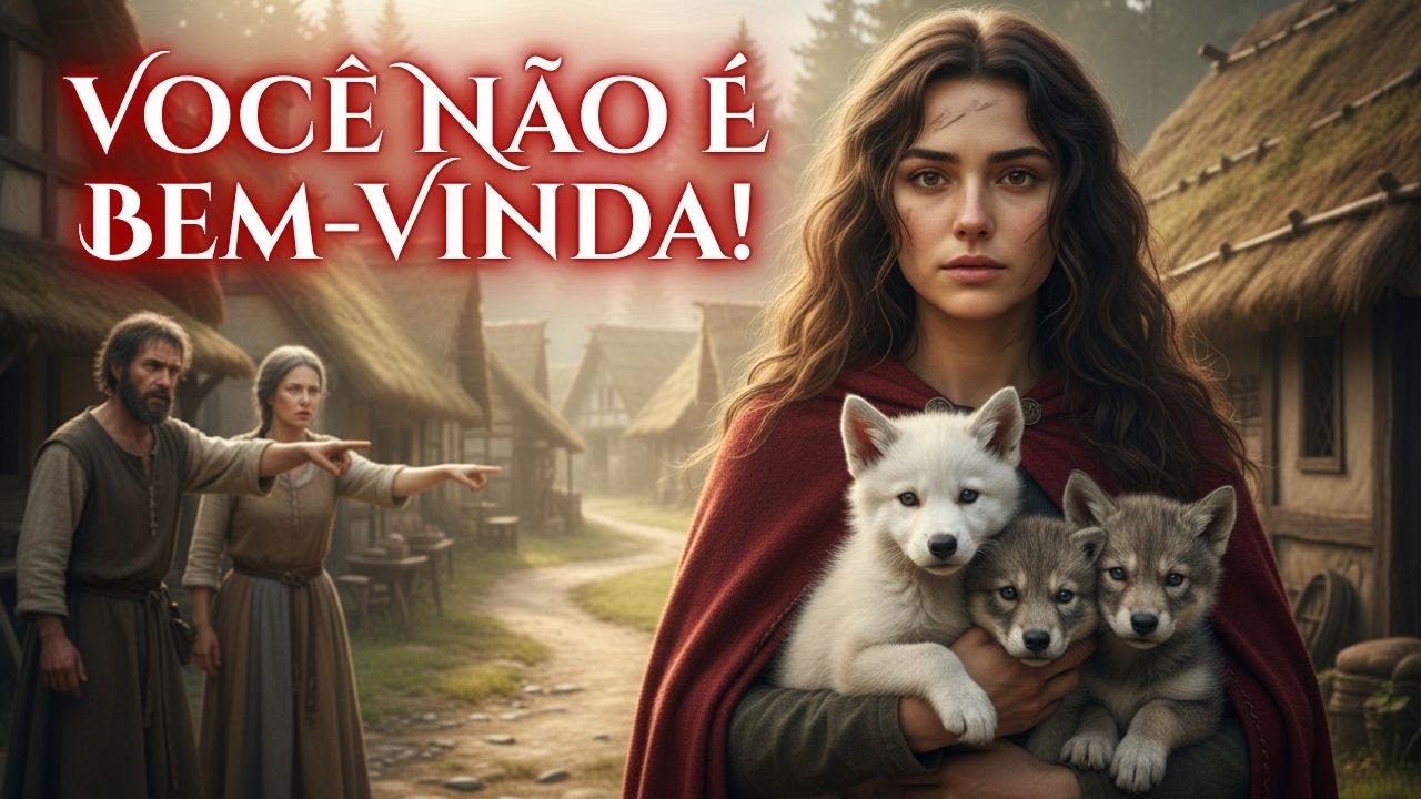 A Ômega Foi Rejeitada Por Todos... Mas os Três Lobinhos Sabiam Quem Ela Realmente Era