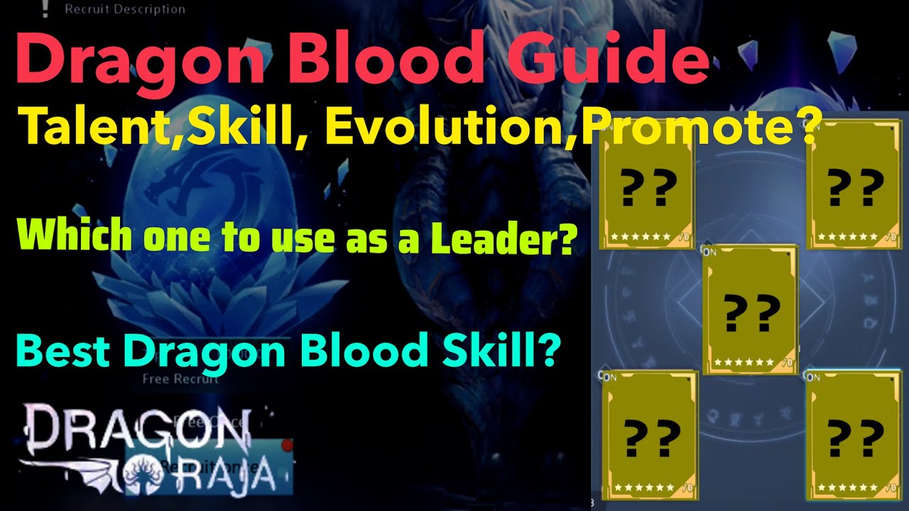 Dragon Raja - Dragon Blood Guide