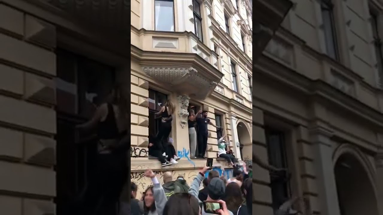 PARTY HARD IN BERLIN | Enjoying a Street Rave | TechnnoTV #shorts