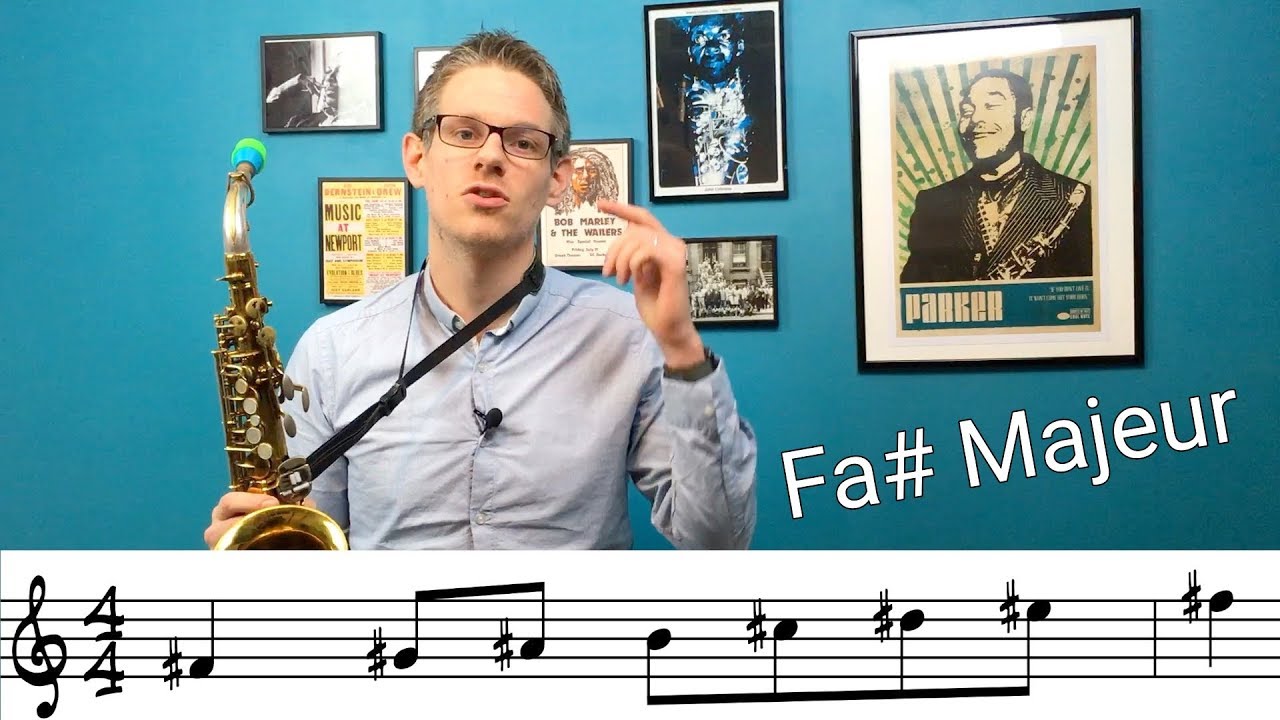 La gamme de Fa# Majeur au saxophone