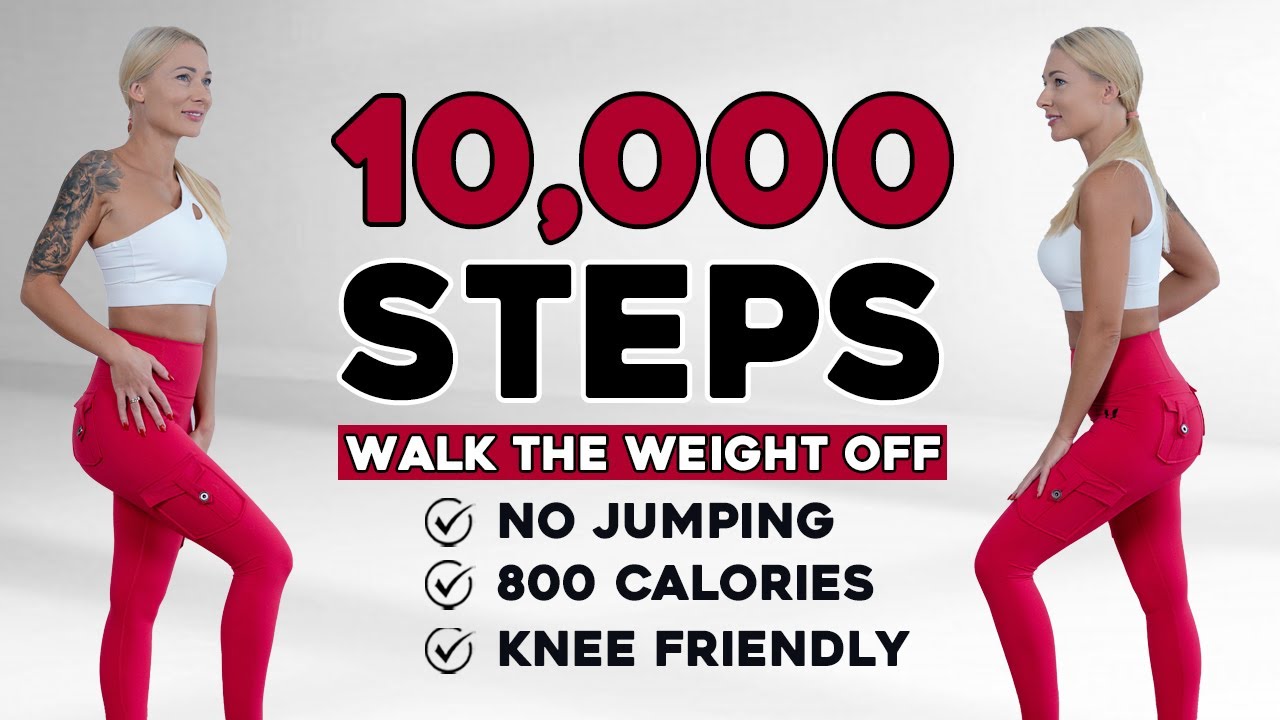 🔥10000 STEPS WALKING WORKOUT🔥10K Steps Challenge🔥 1 Hour Fat🔥 Burning Endurance Knee Friendly🔥