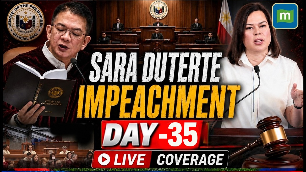 🔴 Sara Duterte Impeachment Trial LIVE | Day 35: Bank Transactions Under Scrutiny | OCT. 7, 2026