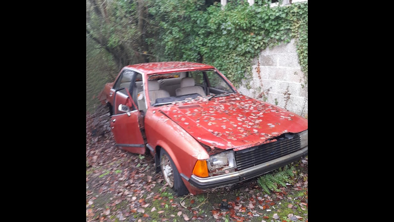 Abandoned Garden Nursery With Ford Vehicles, Granada, Transit Mk1 & Mk2
