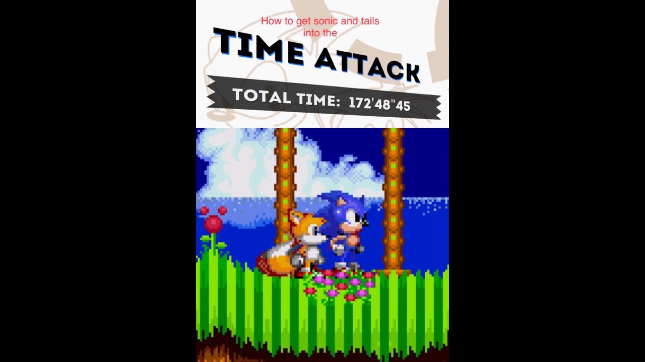 How to get Sonic and Tails into the Time Attack Mode