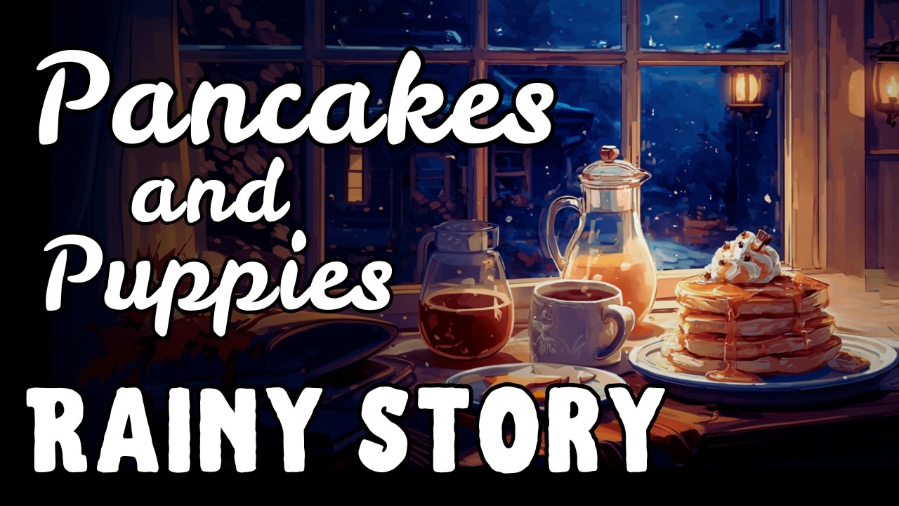 🌧 The NEW RAINY DAY BAKERY Story | Pancakes & Puppies | BEDTIME STORY with Rain