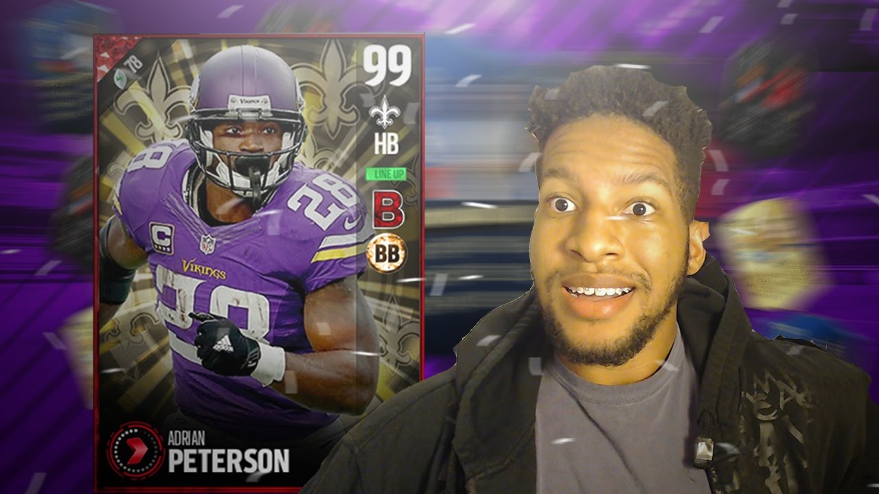 99 ADRIAN PETERSON! IS THIS CARD A GOLDEN TICKET? - MADDEN 17 ULTIMATE TEAM