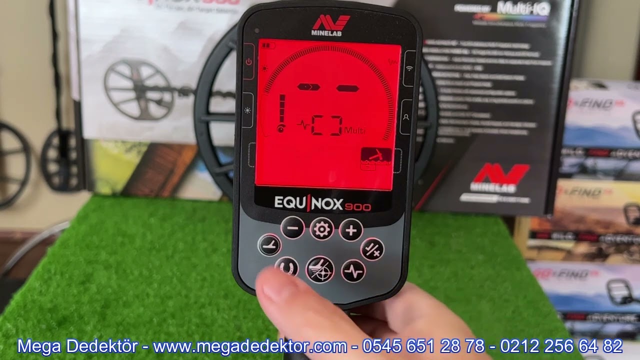 Minelab Equinox 900 Dedektör Türkçe Kullanım Videosu - Mega Dedektör