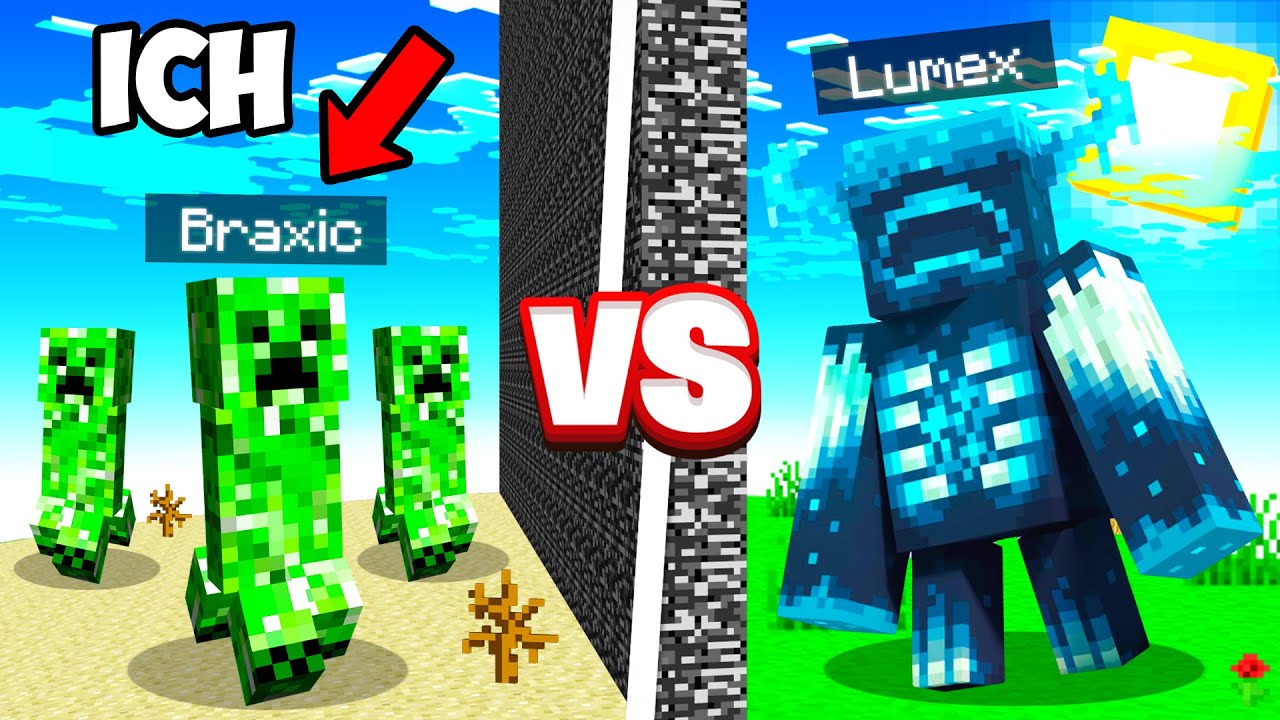 Ich PRANKE mit MORPH MOD in einem MOB BATTLE bis er AUSRASTET! in Minecraft