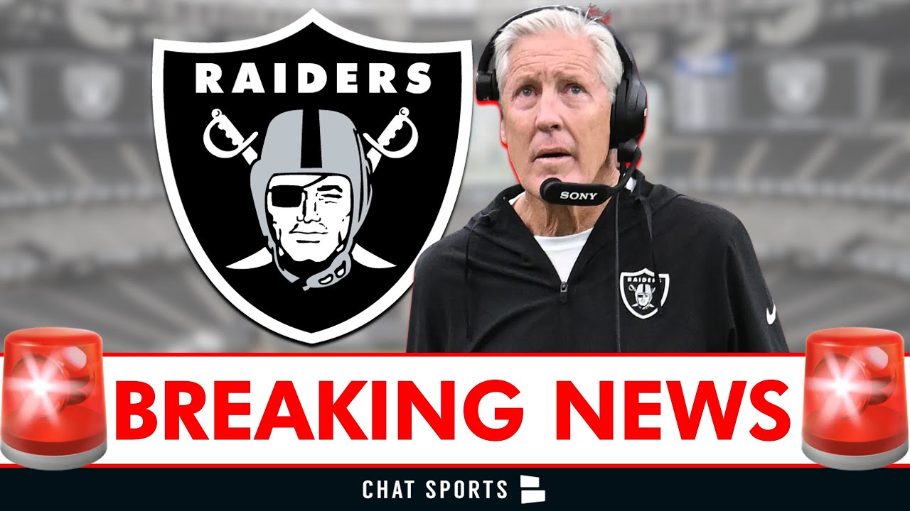 Pete Carroll Breaking News: The Raiders Made Their Decision