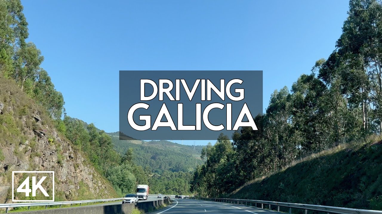 [4K] Driving Galicia, Spain 🇪🇸 | Chill Lofi Beats to Relax, Study or Work | POV 4K HDR