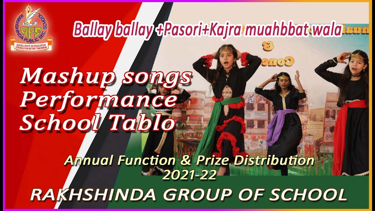 mashup song ballay ballay kajra pasori by rakhshinda public school