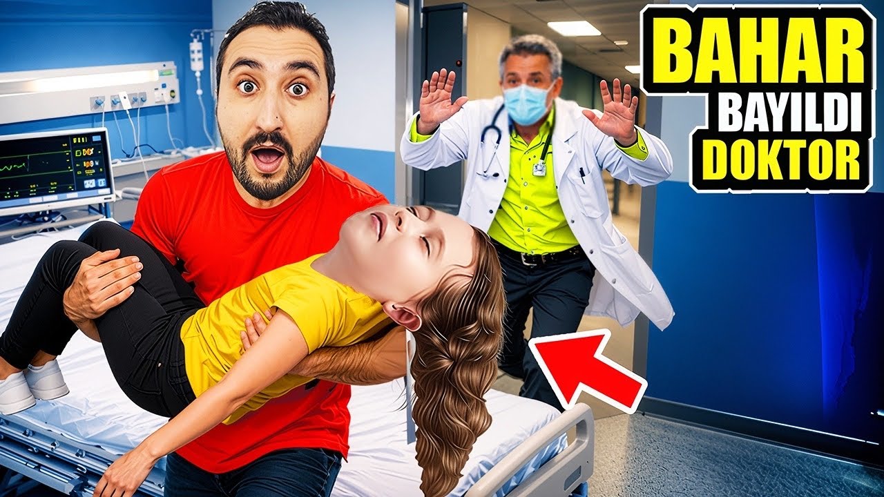BAHAR HASTALANDI SAĞLIK OCAĞINA GİTTİK !! BAHAR BAYILDI !! BANU ALYA ASEL MİRA !! 