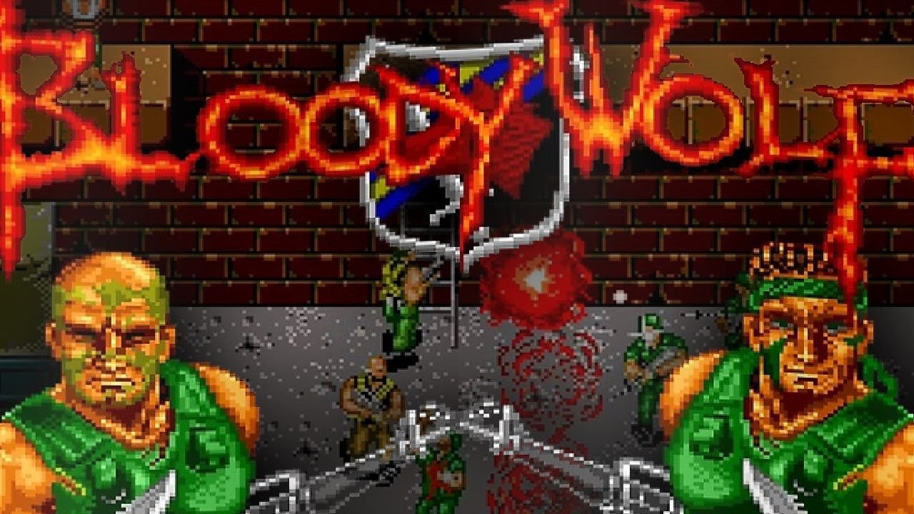1989 Bloody Wolf (TurboGrafx) Old School retro game playthrough