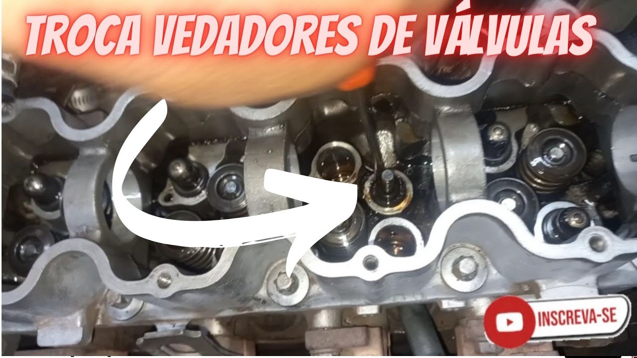 GM CLASSIC BAIXANDO  ÓLEO TROCA DOS RETENTORES DE VÁLVULAS