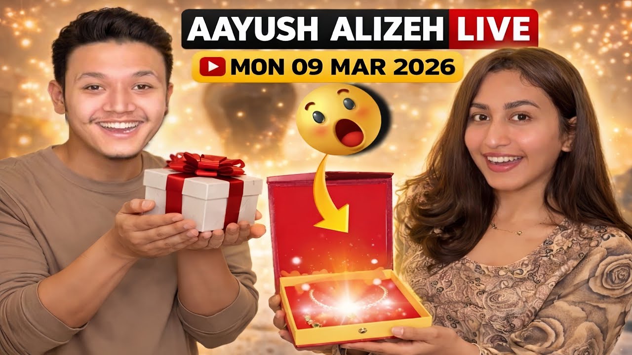 AAYUSH ALIZEH LIVE ❤️ | AAYUSH ALIZEH : MON 09 MAR 2026 FULL HD LIVE #alizehjamali
