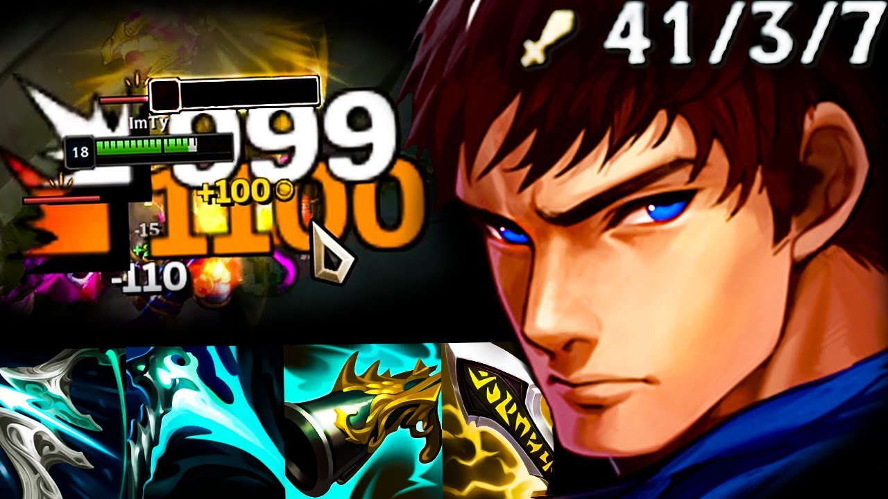 *41 KILLS* DE GAREN JUNGLE 100% CRÍTICO KKKK 1 HIT EM GERAL!