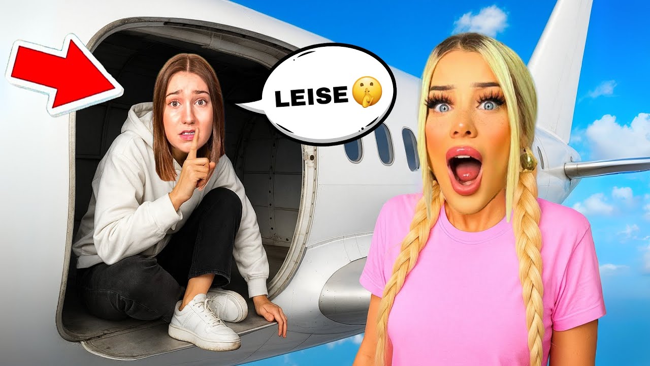 WIR fliegen HEIMLICH in den URLAUB 🤫