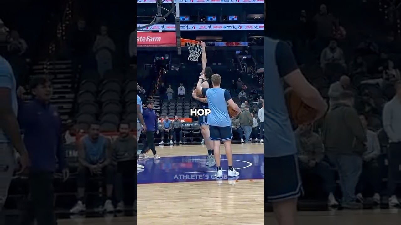 How NBA Players Fix the Rim! (via: patthestatguy/IG) #shorts #nba #basketball