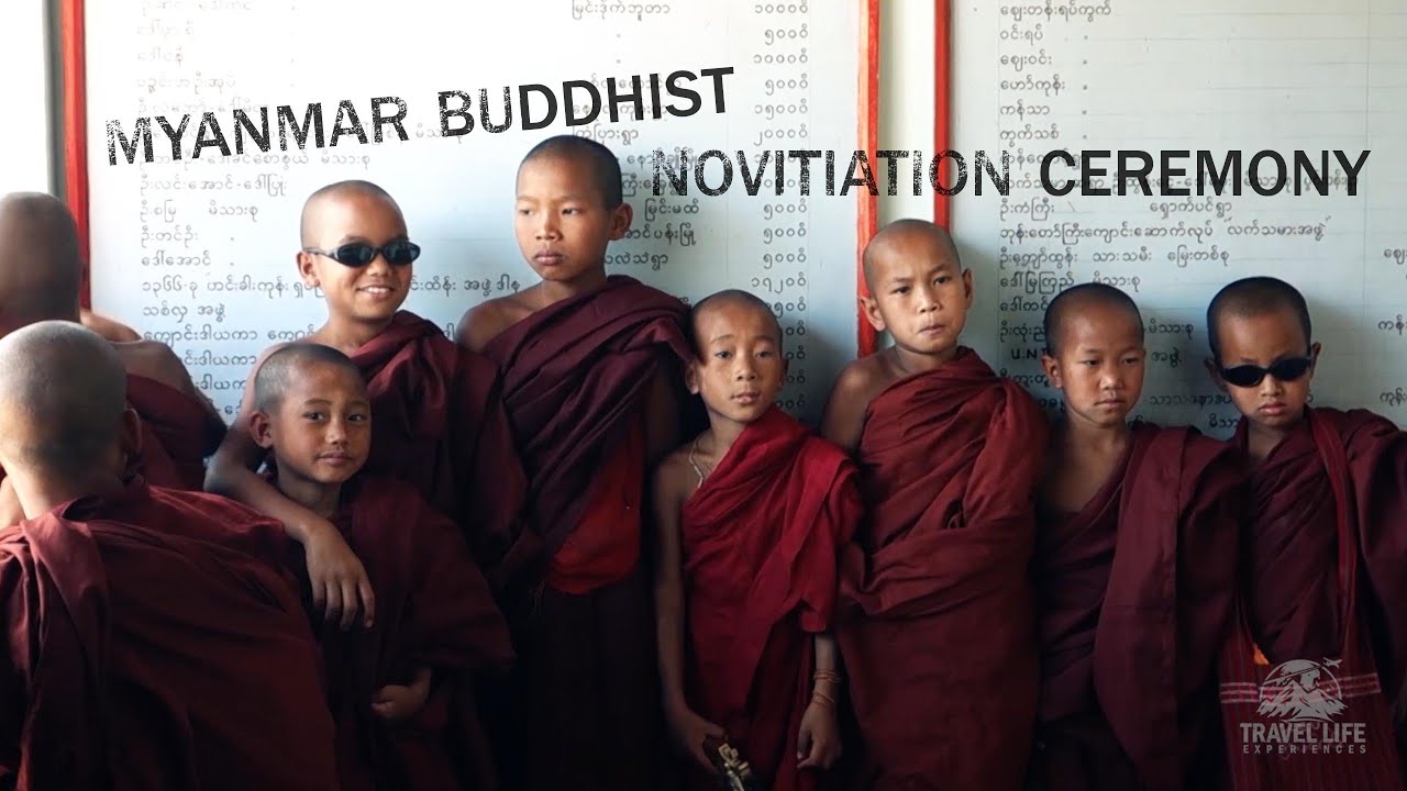 Myanmar Travel Must See: The Buddhist Novitiate Ceremony