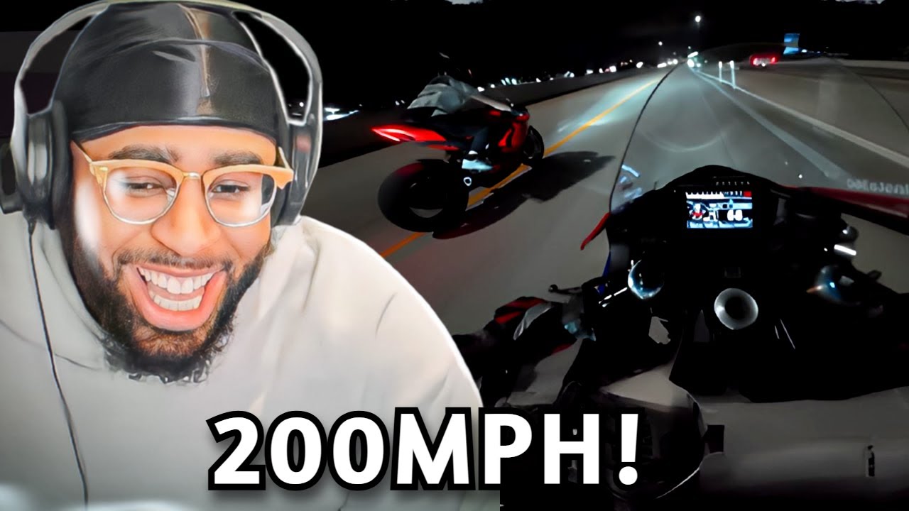 coolkid reacts to @willkiddhill 200MPH FIREBLADE NIGHT POV! CUTTING UP, TOP SPEED & MORE!