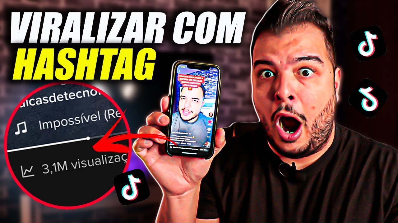 Como crescer no TikTok (RÁPIDO) - A melhor estratégia de Hashtags