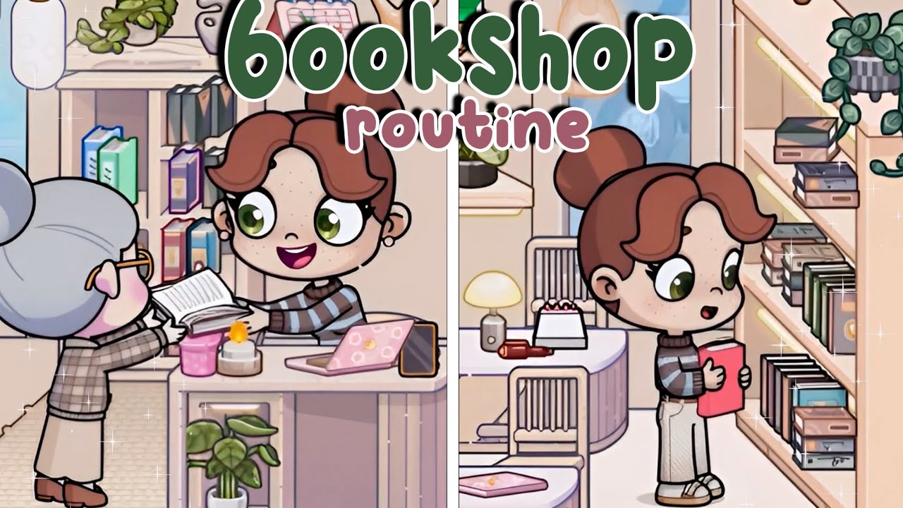 My Cozy Bookshop Day ☕📚| Avatar World