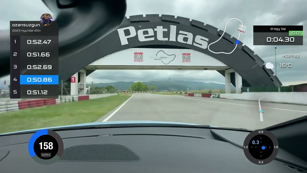 Hyundai i20N Korfez Pisti