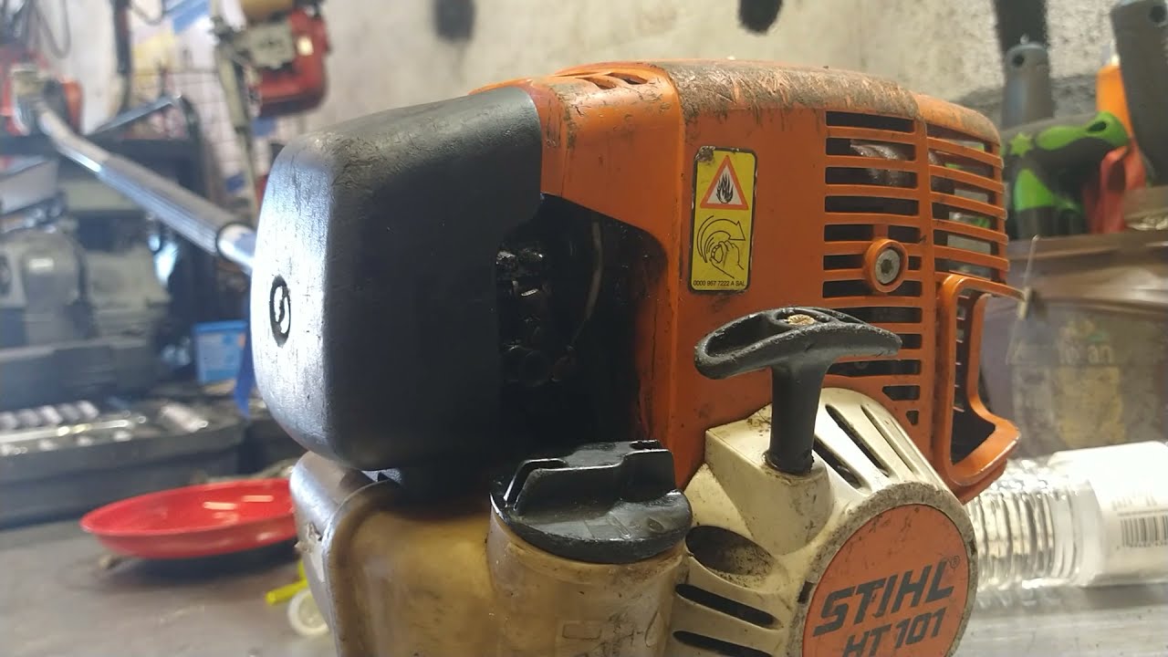 stihl ht101 pole saw doesnt run no start simple fix easy repair.