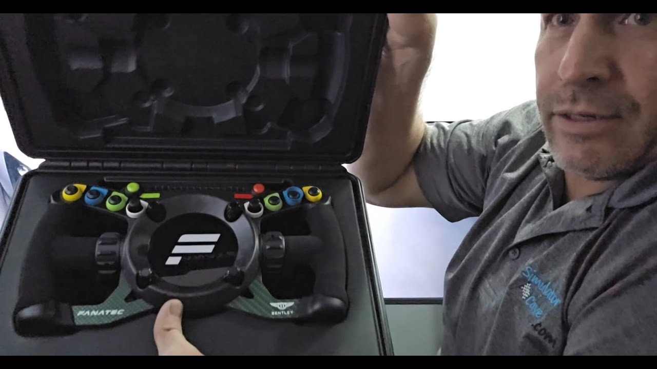 Fanatec Podium Bentley Gt3 wheel unboxing & first impressions