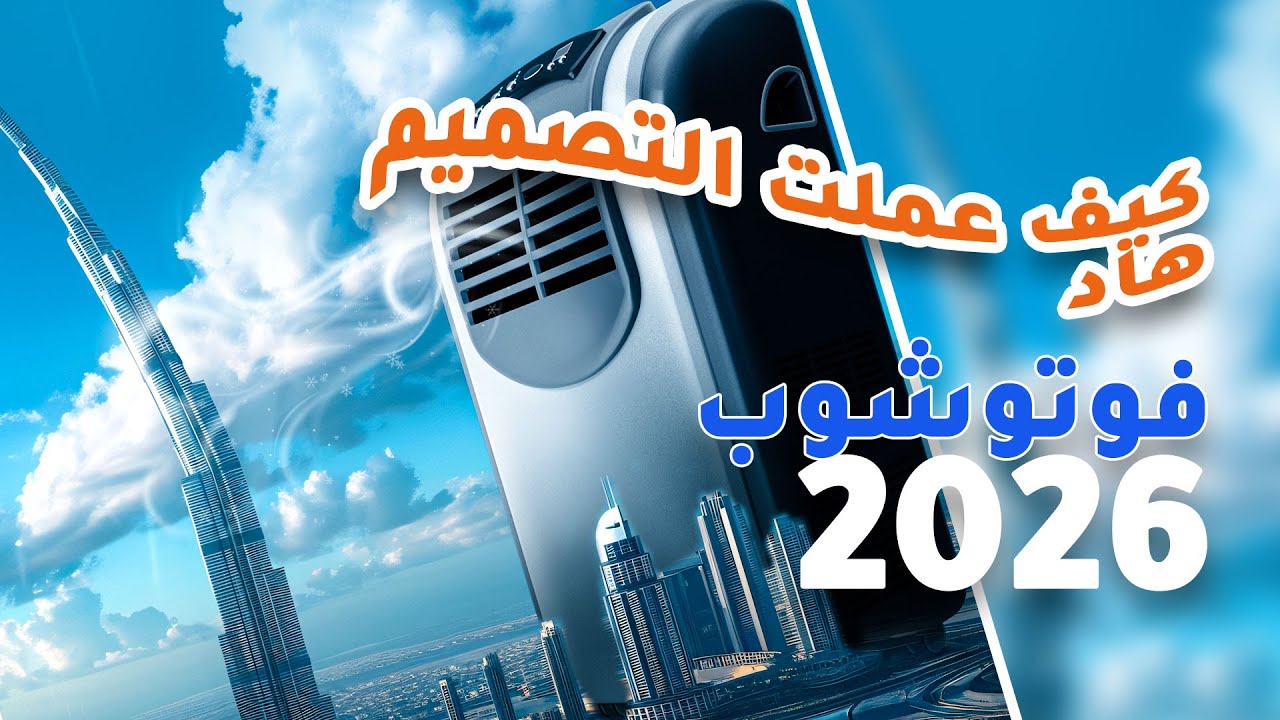 حتعرف كيف تصمم بسهولة وبساطة #ذكاء_اصطناعي #photoshoptutorial#photoshop #جرافيك_ديزاين #فوتوشوب
