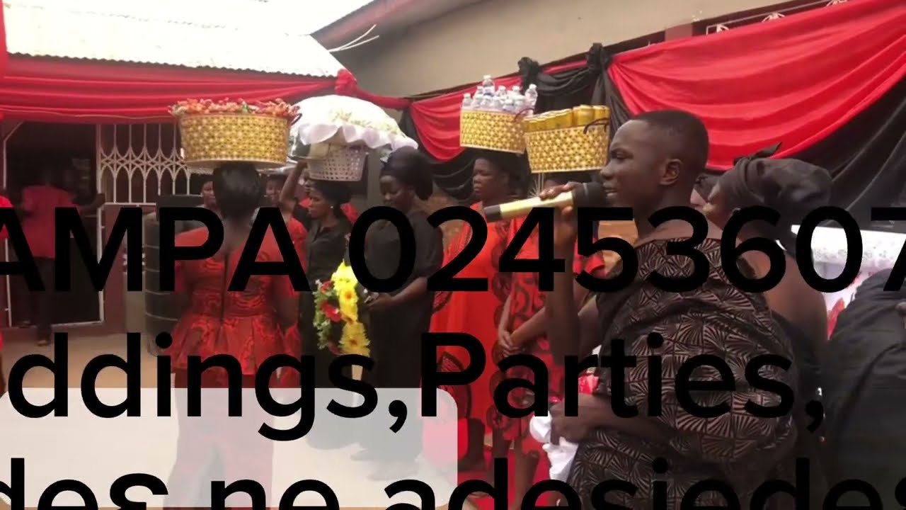 Learn how to present widows adesiede | by Ghana’s best funeral presenter Abroampa