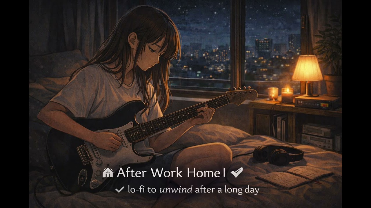 【作業用BGM 睡眠用BGM】After Work Home I v lo-fi to unwind after a long day