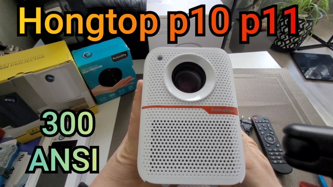 Projektor Led Hongtop p10 p11 Test taniego projektora Led z AliExpress