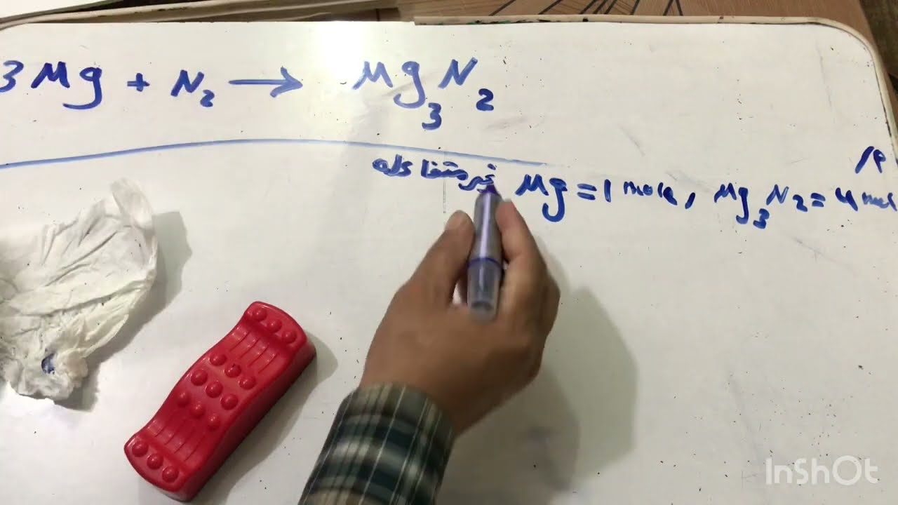كيمياء الرابع العلمي/الفصل الثالث/المادة المتفاعلة المحددة للناتج