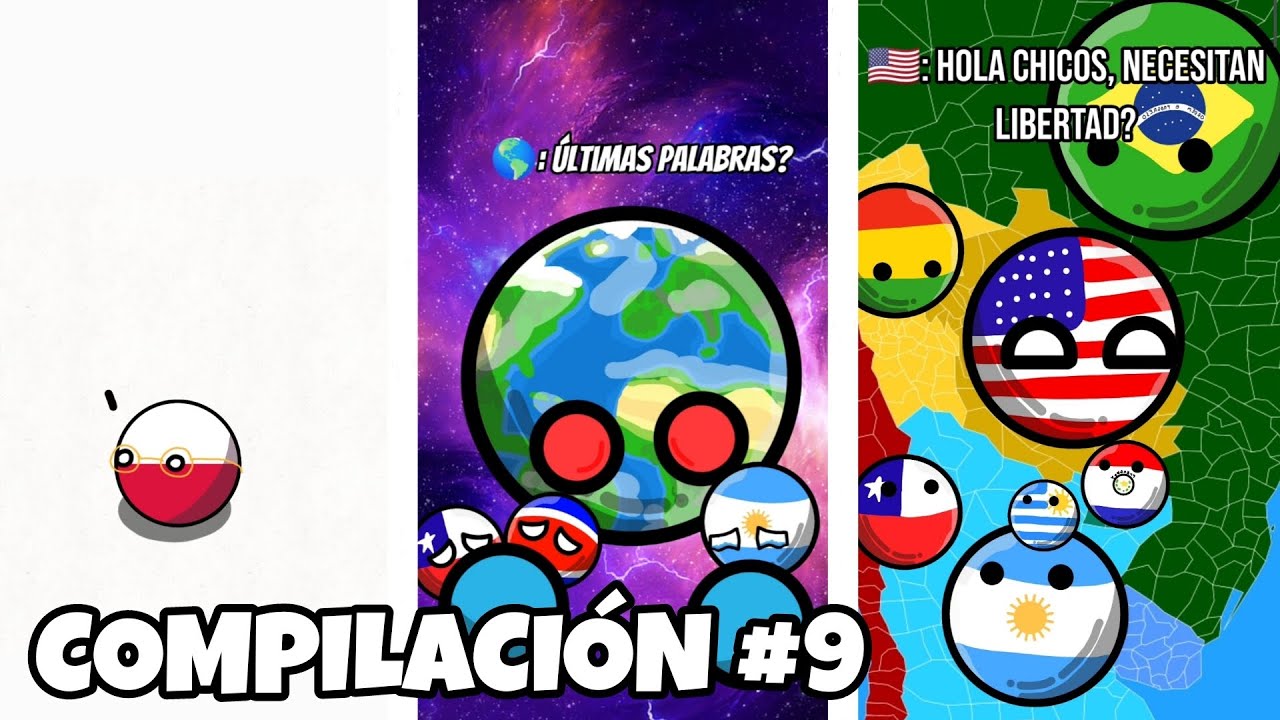 Compilación Countryballs #9 #countryballs • Don Chile