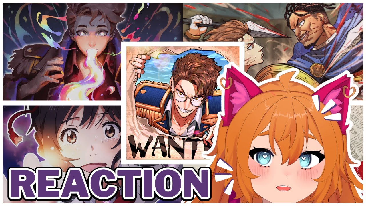 CATGIRL REACTS | WANTED | Rustage (Eating Colours, Moonlight, Warrior, David Mitchell and more)