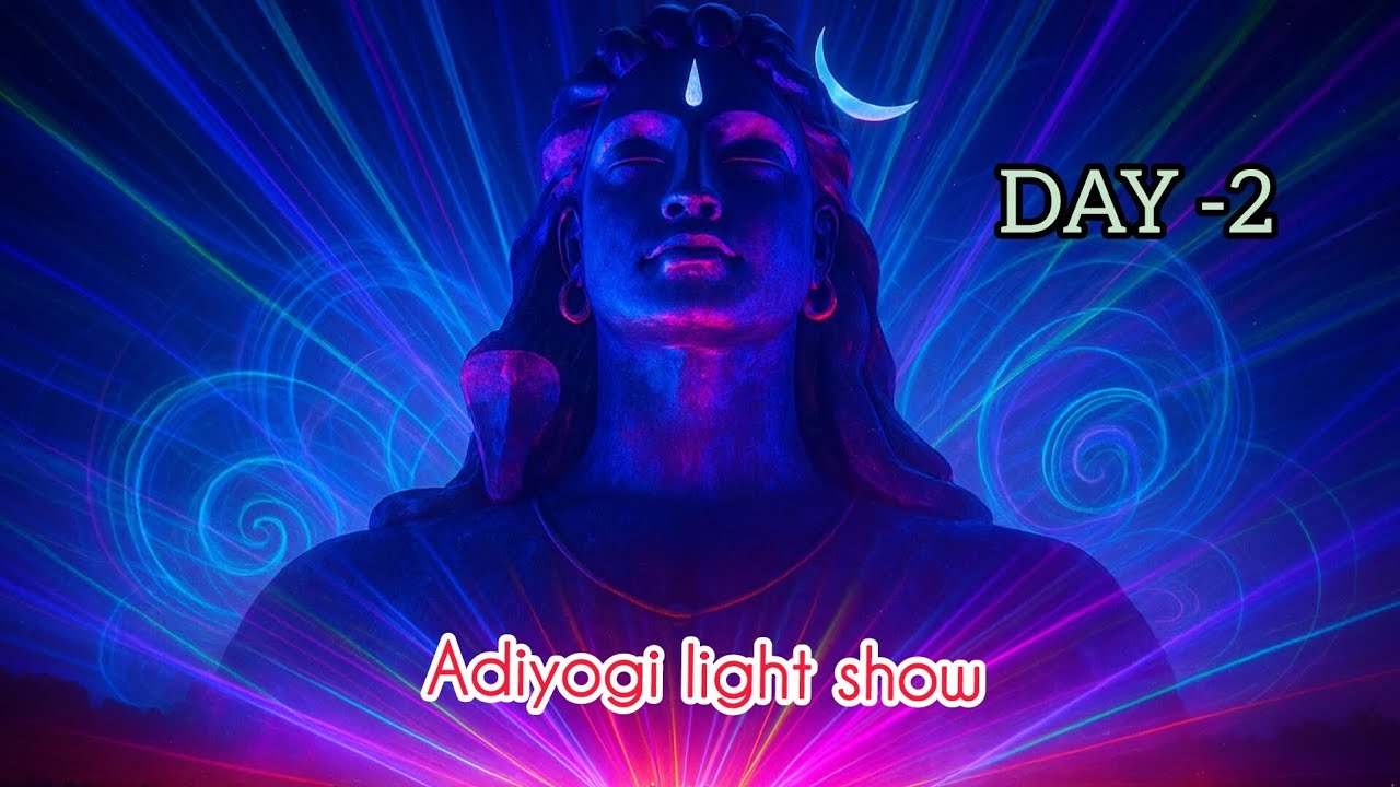Adiyogi Light Show 2025 | Mesmerizing 3D Visuals at Isha Foundation, Coimbatore