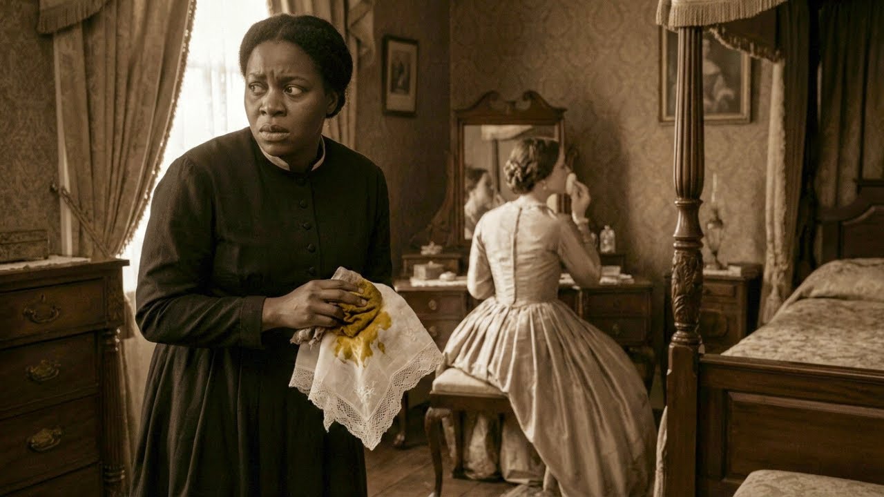 L'Esclave CHAMBRIÈRE qui a frotté du PUS DE PESTE sur le mouchoir en soie : Le Visage Noirci !